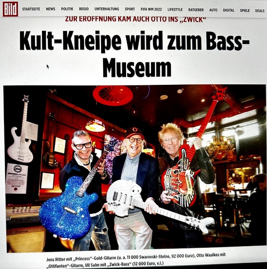 Jens Ritter: Bassgitarrenausstellung