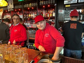 Anton und Benjamin von den Partyrollers in Action